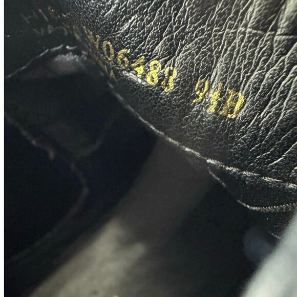 Cole HAAN Women’s Landsman Black Leather Ankle Bootie Side Gored Size 9.5 M - Picture 9 of 9